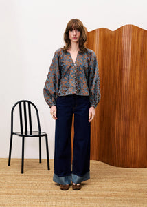 FRNCH Boldo Blouse | Marron Glace