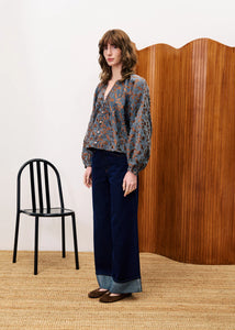 FRNCH Boldo Blouse | Marron Glace