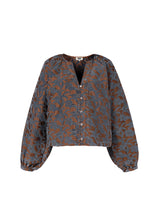 Load image into Gallery viewer, FRNCH Boldo Blouse | Marron Glace