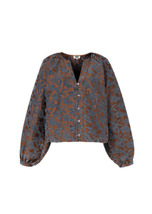 FRNCH Boldo Blouse | Marron Glace