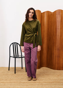 FRNCH Orchis Top | Vert Mousse