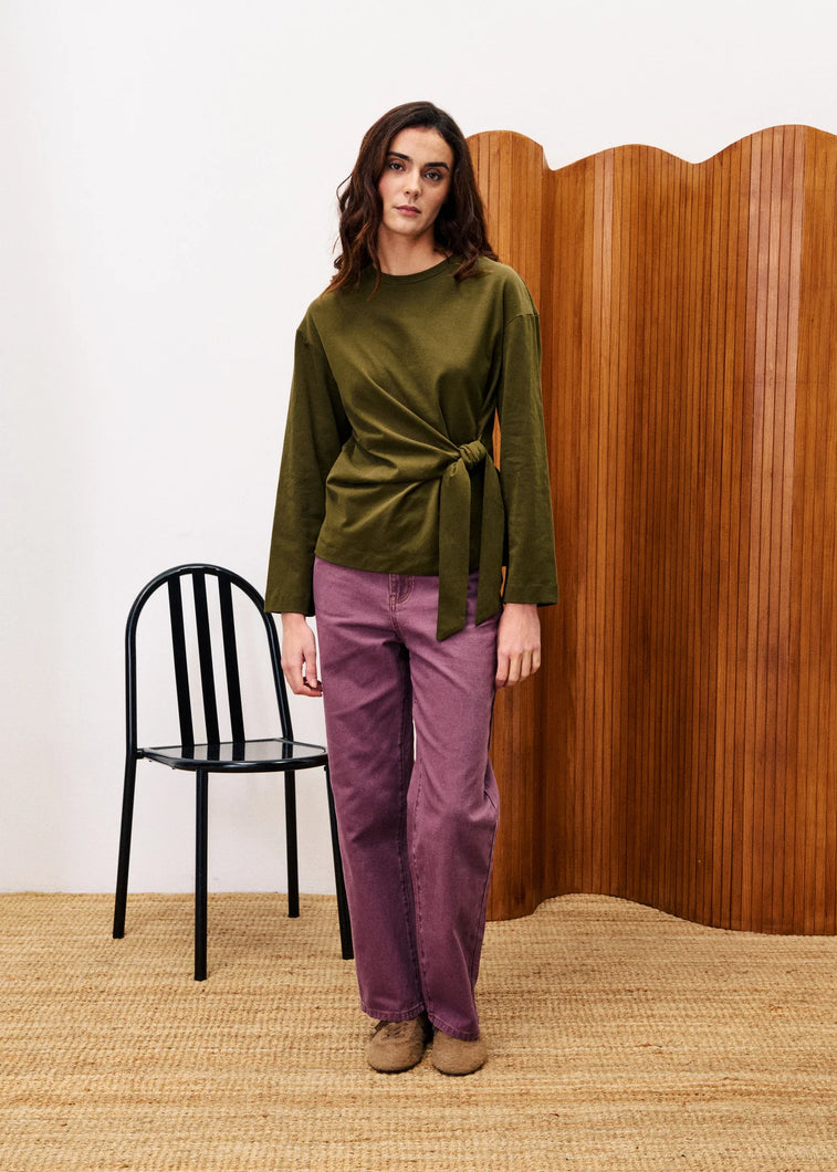 FRNCH Orchis Top | Vert Mousse