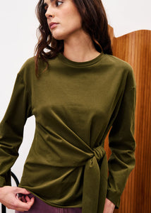 FRNCH Orchis Top | Vert Mousse