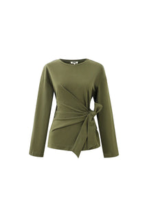 FRNCH Orchis Top | Vert Mousse