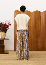 Load image into Gallery viewer, FRNCH Loki Pant | Print Leo Ocre