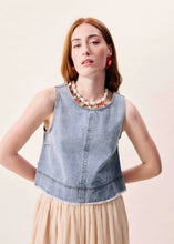 Load image into Gallery viewer, FRNCH Aqualina Top | Bleu Jean