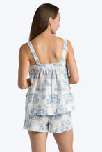 Load image into Gallery viewer, Charleston Toile Cotton Swiss Dot Cami Short Set