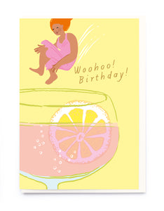 Jump Into Birthday Card