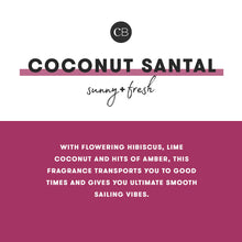 Load image into Gallery viewer, Coconut Santal Signature Blue Printed Mini Tin