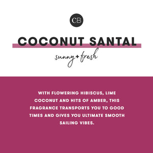 Coconut Santal Signature Blue Printed Mini Tin