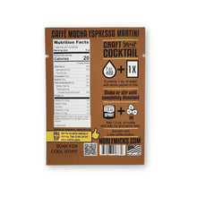 Load image into Gallery viewer, Café Mocha Espresso Martini Single Serve Craft Cocktail