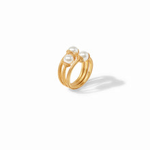 Load image into Gallery viewer, Julie Vos Gold Calypso Trio Ring