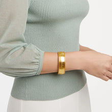 Load image into Gallery viewer, Julie Vos Cannes Statement Hinge Bangle | Gold