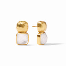 Load image into Gallery viewer, Julie Vos Gold Catalina Earring | Iridescent Clear Crystal