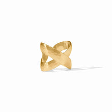 Load image into Gallery viewer, Julie Vos Gold Catalina X Ring