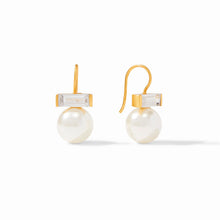 Load image into Gallery viewer, Julie Vos Gold Charlotte Earring | CZ/Pearl