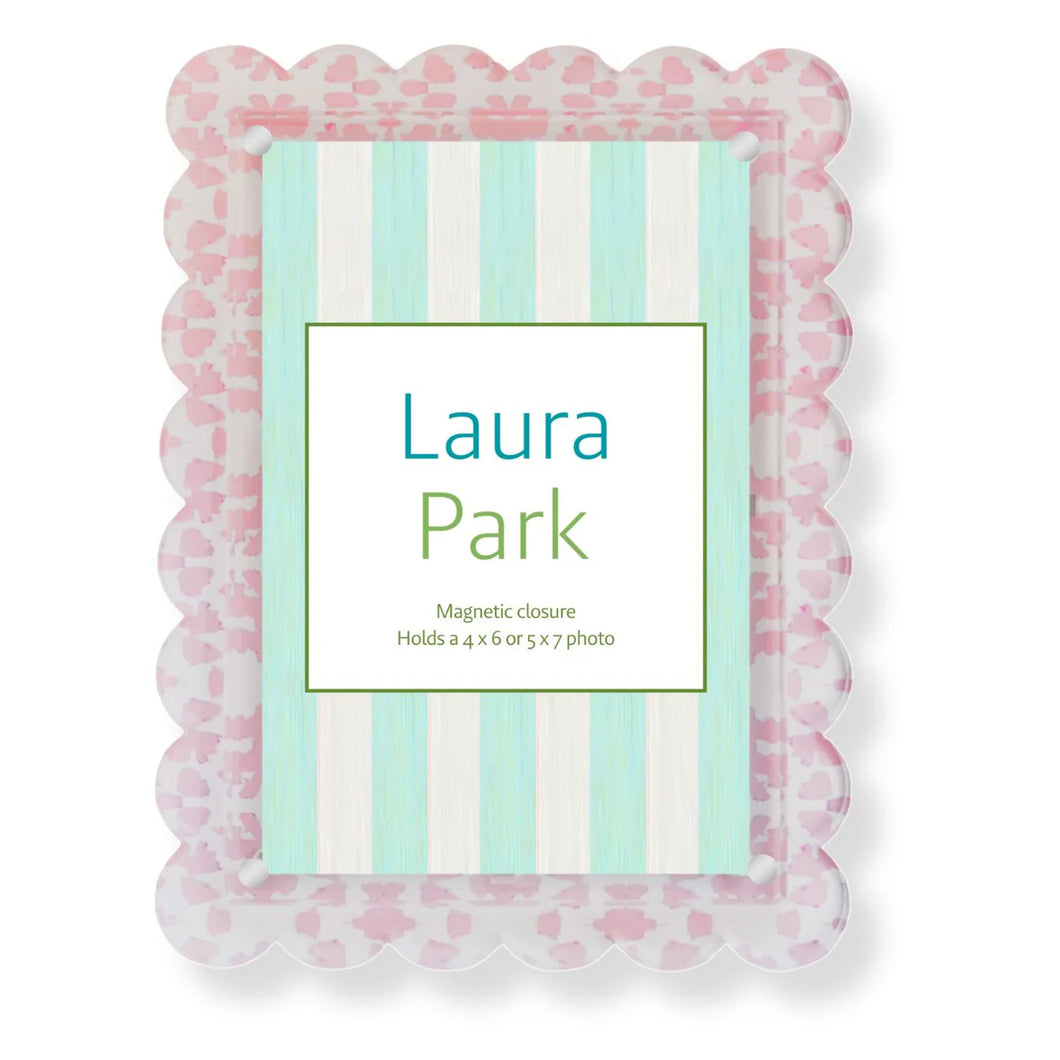 Laura Park Clintz Rose Acrylic Picture Frame