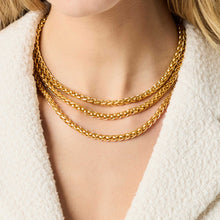 Load image into Gallery viewer, Julie Vos Cobblestone Link Necklace | Gold