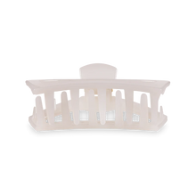 Load image into Gallery viewer, Teleties Open Coconut White Medium Hair Clip