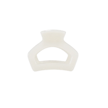 Load image into Gallery viewer, Teleties Open Coconut White Petite Hair Clip