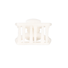 Load image into Gallery viewer, Teleties Open Coconut White Petite Hair Clip