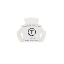 Load image into Gallery viewer, Teleties Open Coconut White Petite Hair Clip