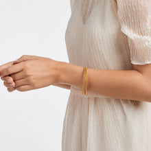 Load image into Gallery viewer, Julie Vos Gold Colette Bead Bangle | Medium