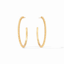 Load image into Gallery viewer, Julie Vos Colette Bead Hoop Gold | Large