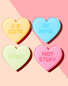 Tart by Taylor Conversation Heart Coaster