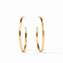 Load image into Gallery viewer, Julie Vos Gold Crescent Hoop | Extra Large