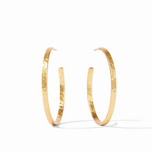 Load image into Gallery viewer, Julie Vos Gold Crescent Hoop | Large