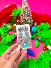 Load image into Gallery viewer, Pink Beaded Nutcracker Earrings
