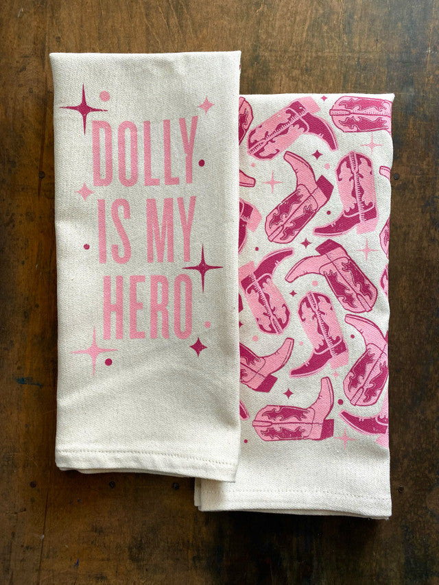 Dolly Is My Hero Kitchen Towel