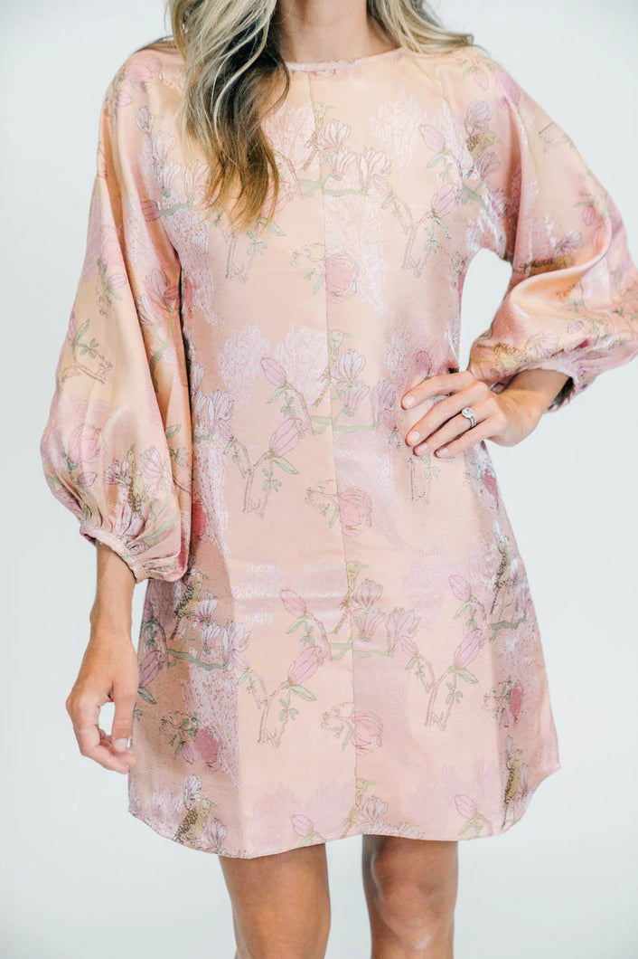 Solelia Wedgwood Dress | Peach Dust