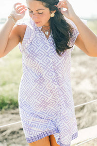 Victoria Dunn Lucia Dress | Orchid Grid