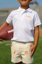 Load image into Gallery viewer, TBBC Clemson Polo SS Back Stork