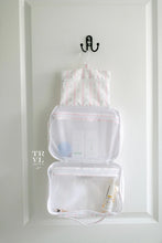 Load image into Gallery viewer, TRVL Bundle Up2 Hanging Toiletry Bag  | Ribbon Floral Pink