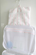Load image into Gallery viewer, TRVL Bundle Up2 Hanging Toiletry Bag  | Ribbon Floral Pink