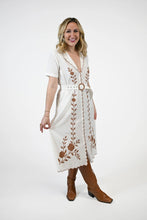 Load image into Gallery viewer, Victoria Dunn Elena Dress | Ivory Orchid