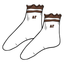 Load image into Gallery viewer, Sorority Lettuce Edge Socks