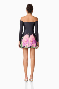 Elliatt Azelie Off Shoulder Mini Dress | Black