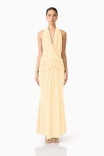 Load image into Gallery viewer, Elliatt Simone Cowl Neck Gown | Butter Yellow