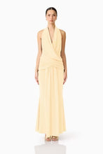Load image into Gallery viewer, Elliatt Simone Cowl Neck Gown | Butter Yellow