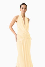 Load image into Gallery viewer, Elliatt Simone Cowl Neck Gown | Butter Yellow