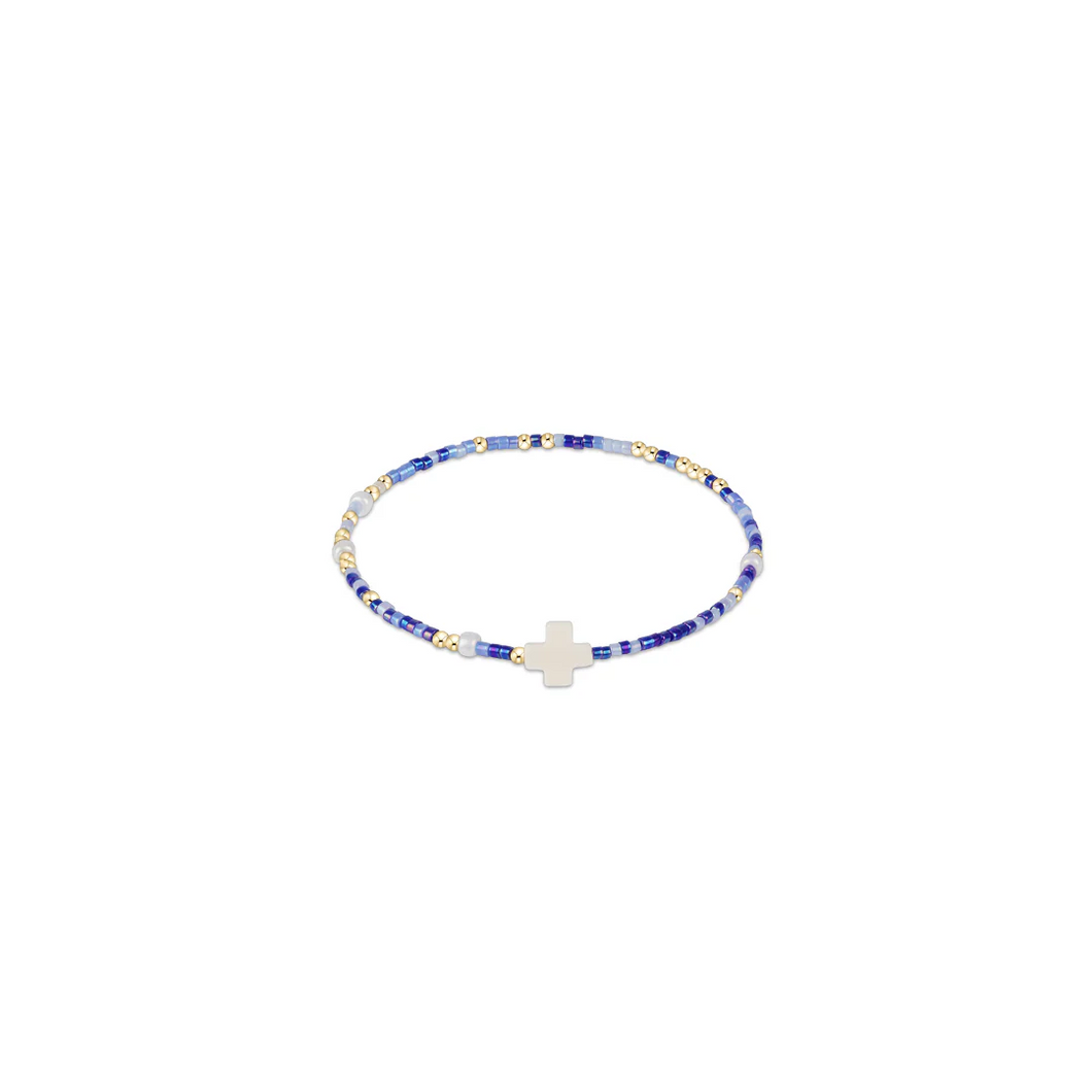 enewton egirl Hope Unwritten Signature Cross Bracelet - Is A Smurf's Butt Blue?