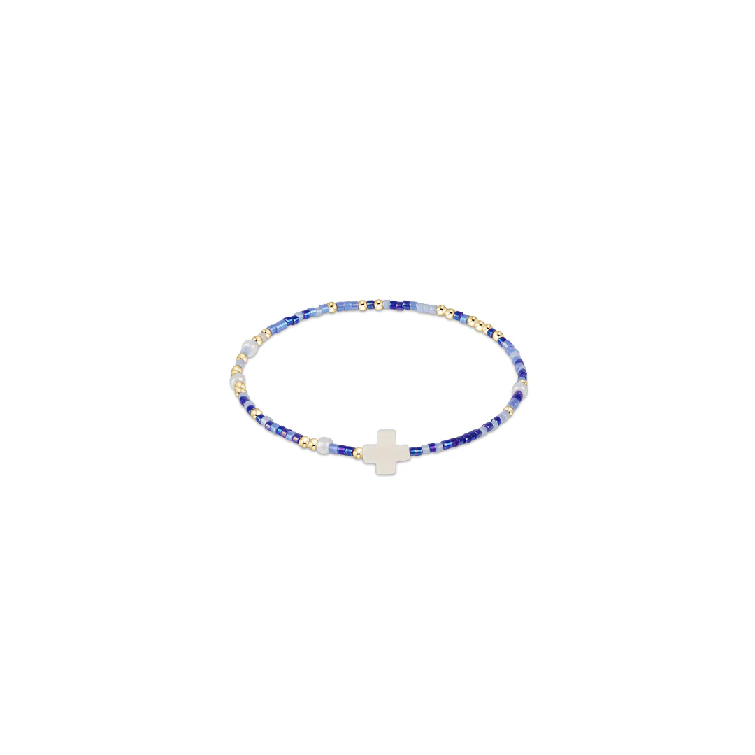 enewton egirl Hope Unwritten Signature Cross Bracelet - Is A Smurf's Butt Blue?