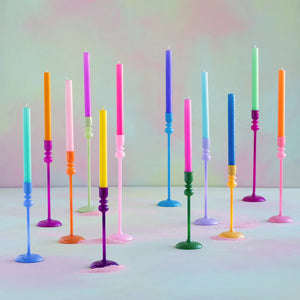 Rainbow Taper Candles