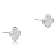 enewton Signature Cross Sterling Stud - Sterling