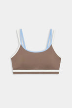 Load image into Gallery viewer, Splits59 Eva Rigor Double Strap Bra | Lentil/White