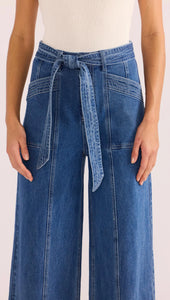 Mink Pink Ellis Denim Panel Jean